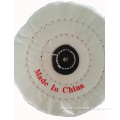 diameter 8 inch 25 ply white color Polishing buff, buffing wheel for jewelry processing machinery
